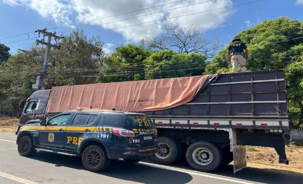 PRF aprende quase 30 m³ de madeira ilegal no Piauí