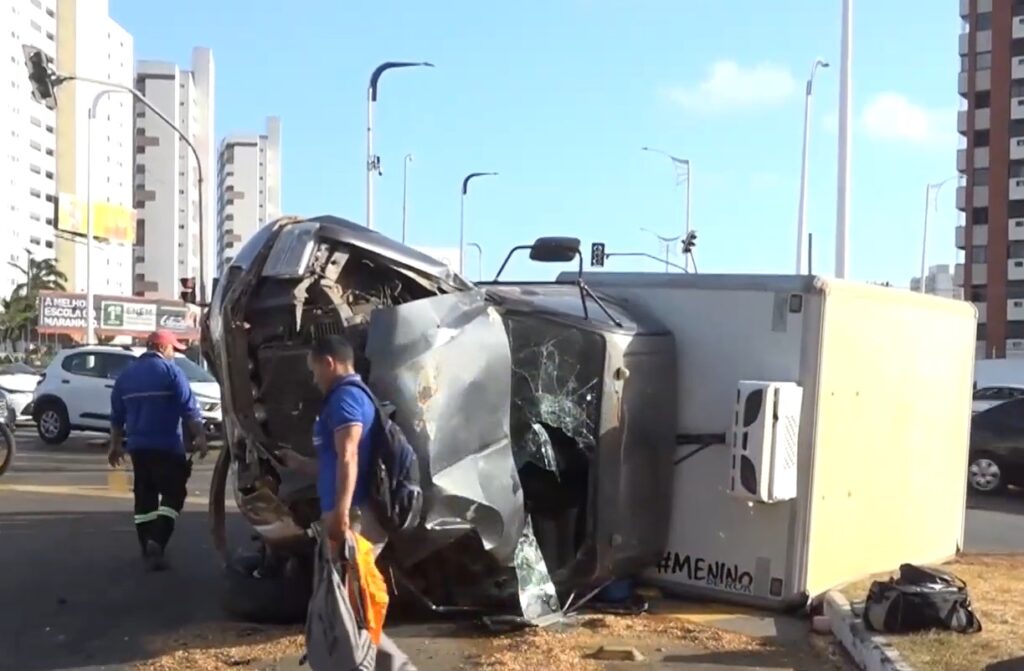 Colisão entre ônibus e caminhão deixa de 10 pessoas feridas em São Luís (MA)