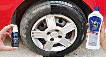 Aprenda a fazer pneu pretinho caseiro por menos de R$20 e deixe seu carro como novo