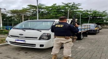 PRF encontra caminhão roubado na rodovia Presidente Dutra