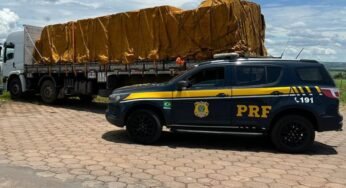 PRF apreende carga de óleo de soja sem nota fiscal na BR-020