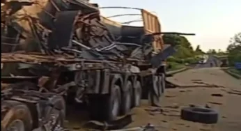 Caminhoneiro morre em colisão na BR-163 após desviar de buraco na pista