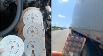 PRF flagra caminhoneiro com rebites e sem descanso obrigatório na BR-406