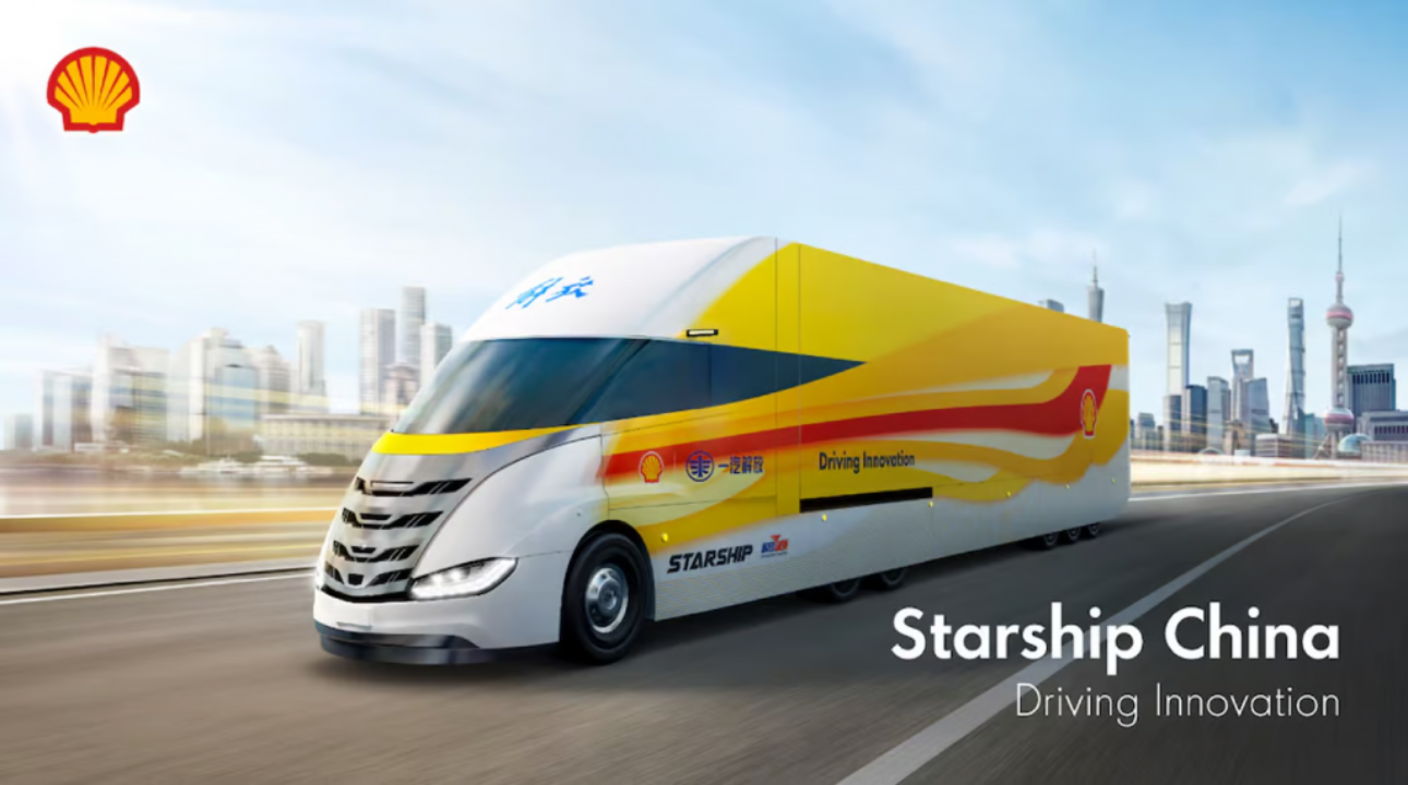 Starship Truck da empresa Shell promote revolucionar o transporte..