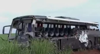 Colisão entre ônibus e caminhão deixa 10 mortos e 21 feridos no interior de SP
