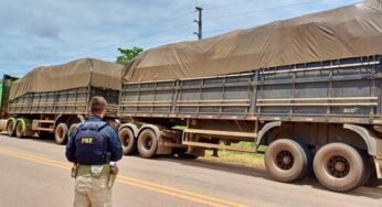 PRF flagra caminhoneiro dirigindo por quase 22 horas e encontrando cocaína na cabine