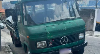Polícia Militar recupera caminhão furtado em Mauá