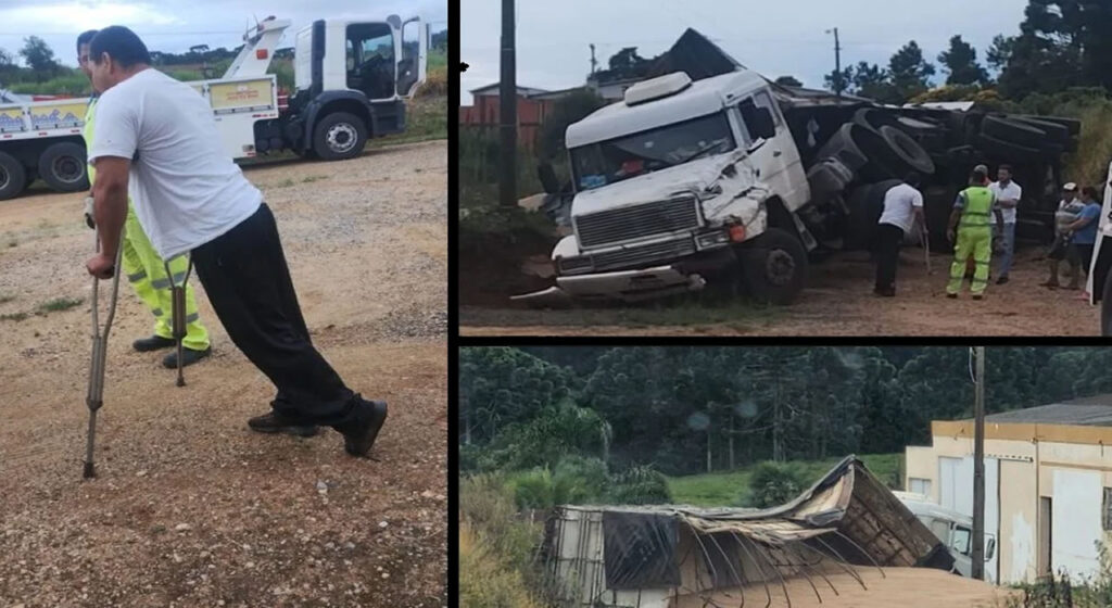 Caminhoneiro que Tombou Carreta Após Mal Súbito Recebe Apoio de Voluntários para Retornar para Casa