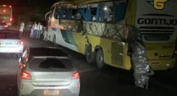 Grave acidente envolvendo ônibus da Gontijo na BR-381 deixa um morto e 11 feridos
