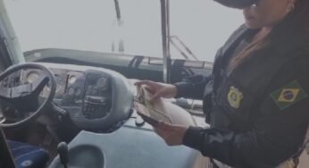 Motorista de ônibus é flagrado exercendo atividade ilegal na BR-230, no Piauí