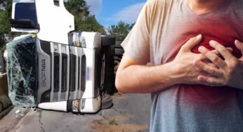 Muitos caminhoneiros estão sofrendo mal súbito nas estradas