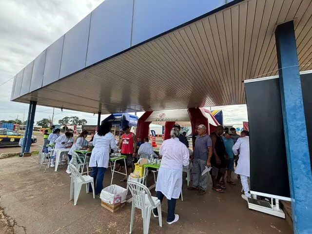 PRF oferece exames gratuitos para caminhoneiros na BR-163 em Campo Grande