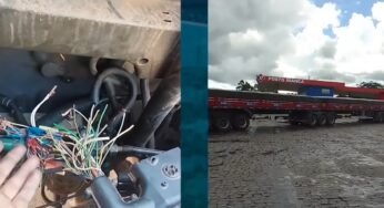 Ladrões causam grande prejuízo a caminhoneiro após furto de módulo eletrônico em caminhão