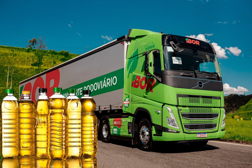 Ibor Transporte adota biodiesel reciclado em frota para reduzir emissões de CO₂