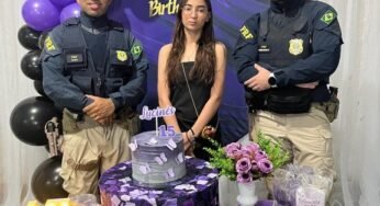 PRF realiza surpresa emocionante no aniversário de jovem admiradora em Vila Nova do Piauí
