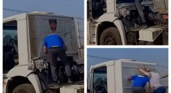 Caminhão teve cabine modificada para virar leito