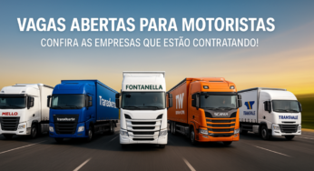 5 Transportadoras com vagas para motorista