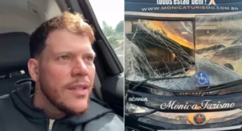 Cantor Ferrugem sofre acidente com sua equipe