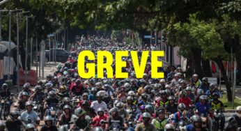 Motoboys realizam paralisação em busca de melhorias para a categoria.