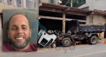 Morre o caminhoneiro vítima de acidente na Avenida Acesita, em Timóteo