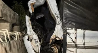 Caminhoneiro de 72 anos morre após colidir em ponte inacabada na BR-163, em São Gabriel do Oeste