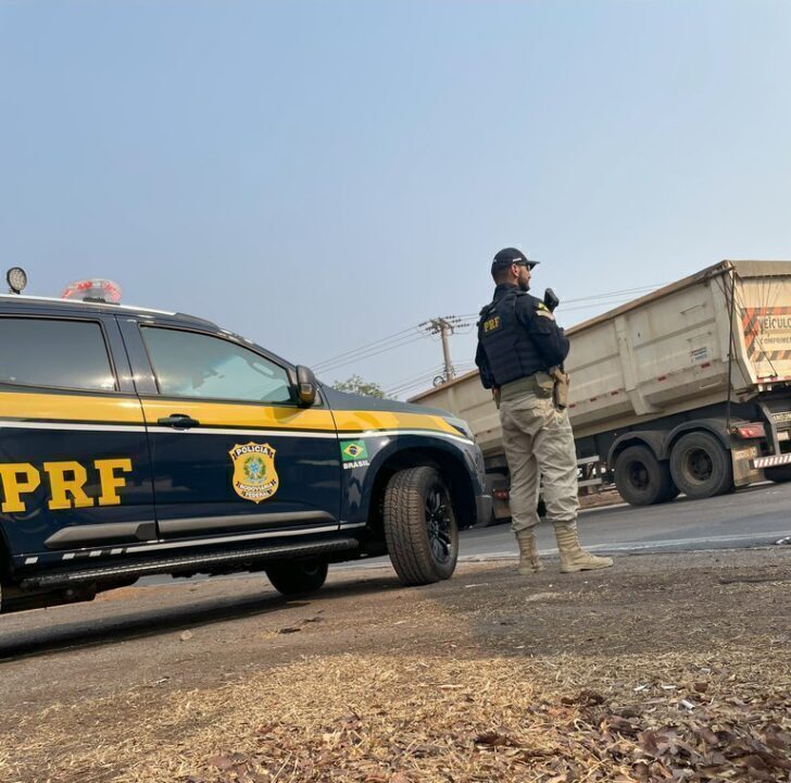 PRF apreende módulos de caminhão de origem suspeita na BR-364 em Rondonópolis (MT)