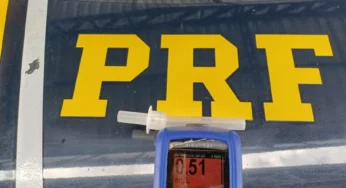 Caminhoneiro é preso por dirigir embriagado no Piauí