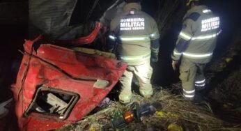 Motorista morre após caminhão capotar na BR-251 em Francisco Sá