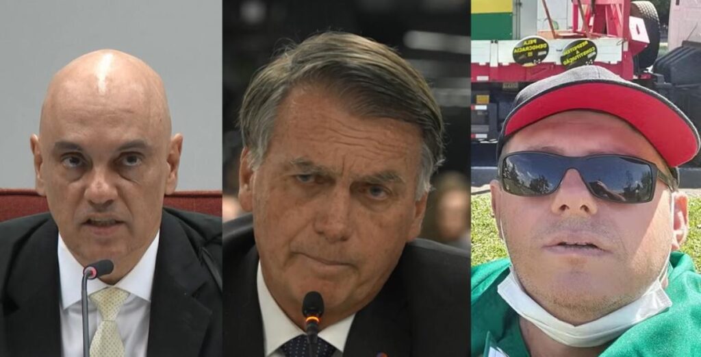 Bolsonaro nega conhecer caminhoneiro apontado como líder de acampamentos.