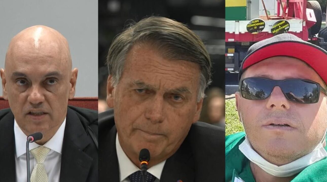 Bolsonaro nega conhecer caminhoneiro apontado como líder de acampamentos.