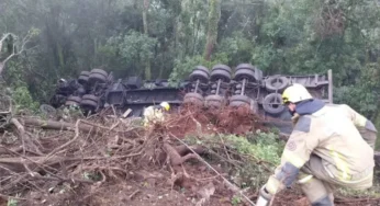 Caminhoneiro Morre Após Pular de Carreta em Acidente na “Curva da Morte” da ERS-122