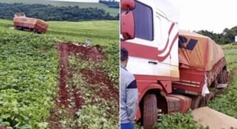 Caminhão Atolado por 13 Dias em Lavoura de Céu Azul é Resgatado com Ajuda de Produtores