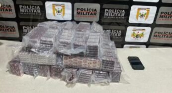 Caminhoneiro é preso com 28 mil comprimidos de rebite escondidos em caixa de limpeza em Montes Claros