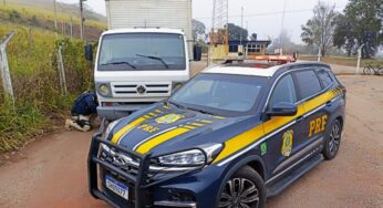 Caminhão furtado é recuperado pela PRF em Itatiaiuçu (MG) e reencontro com dono emociona