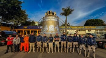 PRF conclui escolta do maior sino peregrino do mundo até Trindade (GO)