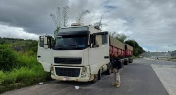 Rodotrem com 23 toneladas de excesso de peso é retido pela PRF em Pernambuco