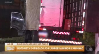 Caminhoneiro é sequestrado e carga de bicicletas elétricas avaliada em R$ 200 mil é roubada em SP