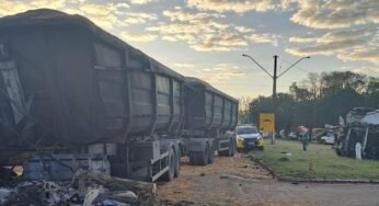 Comunidade Salva Caminhoneiro de Caminhão em chamas de Fogo