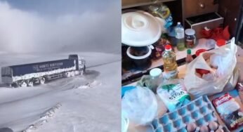 Caminhoneiros brasileiros recebem apoio após ficarem presos por nevasca entre Chile e Argentina