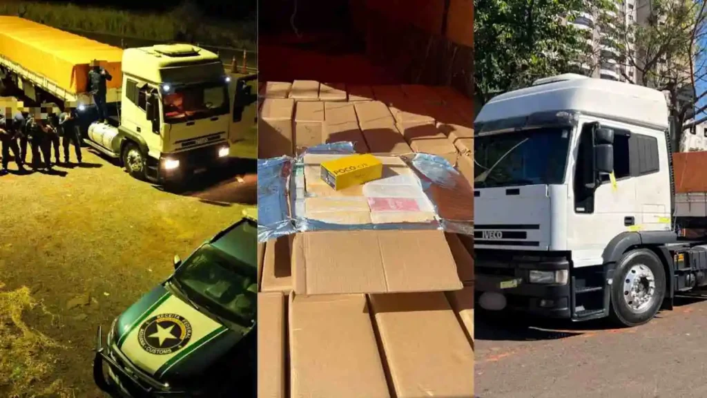 Caminhoneiro perde R$ 5 milhões em celulares ao ser preso duas vezes em menos de três dias