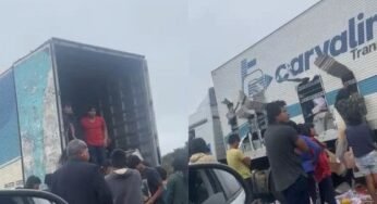 Caminhão quebra e tem carga saqueada em região indígena de Mato Grosso