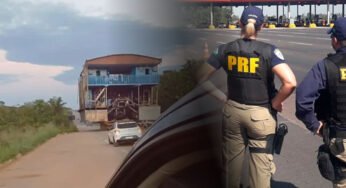 Motorista alcoolizado é flagrado transportando draga de garimpo de forma irregular em Rondônia