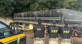 PRF prende caminhoneiro por adulteração de semirreboque na BR-153 em Araguaína