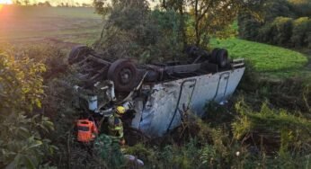 Caminhoneiro morre em acidente na RS-135