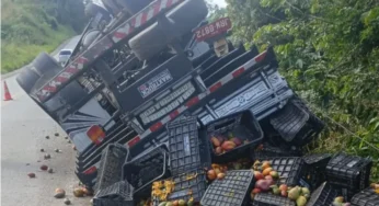 Caminhoneiro morre em grave acidente na BR-330 entre Jequié e Jitaúna