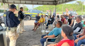 PRF realiza ação educativa de trânsito em Salinópolis (PA)