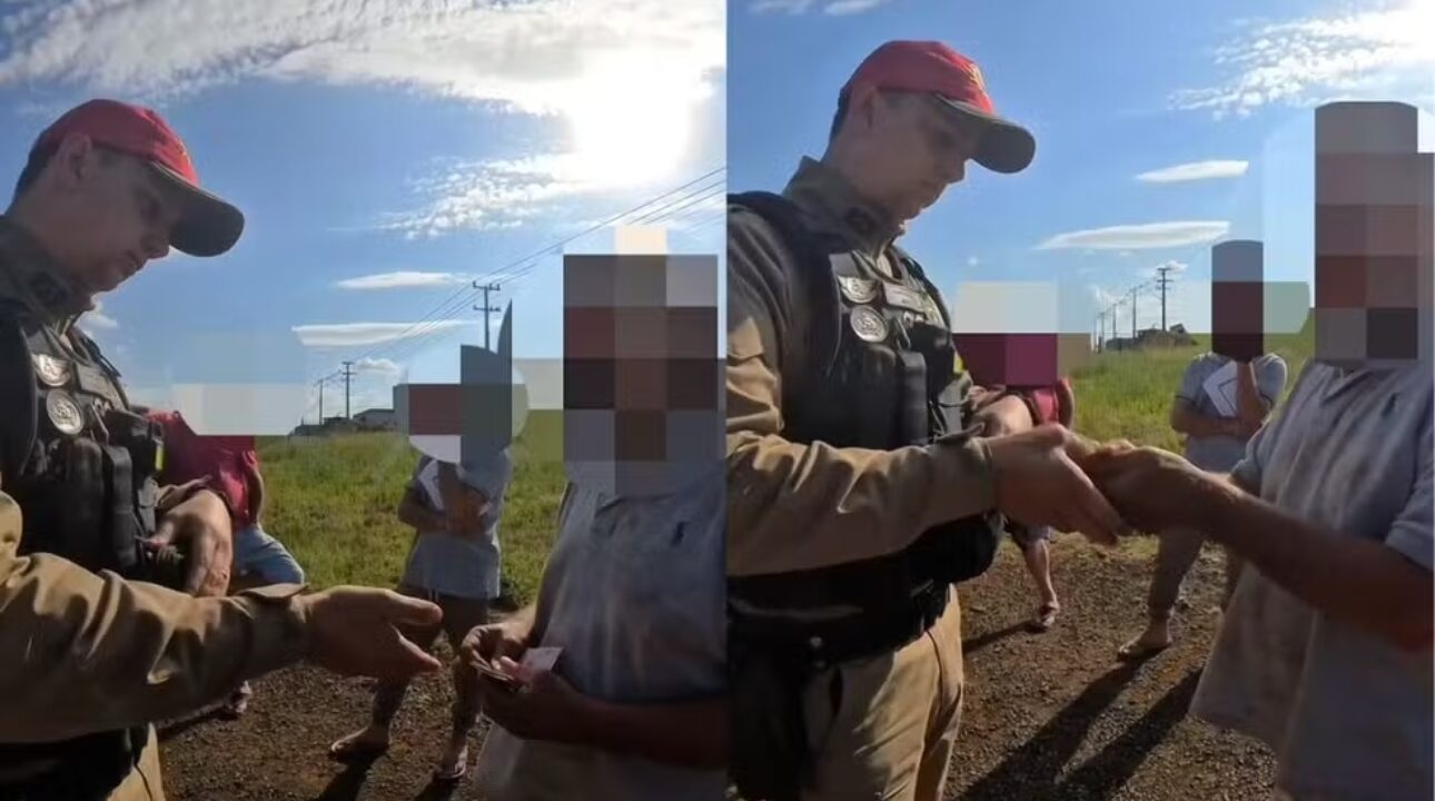 Caminhoneiro é preso por corrupção ativa após oferecer R$ 70 em propina no Paraná