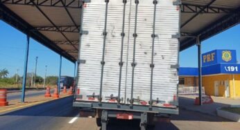 PRF apreende semirreboque adulterado na BR-153 em Araguaína (TO)