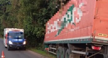 Caminhoneiro sofre mal súbito e morre na RSC-453, em Boa Vista do Sul