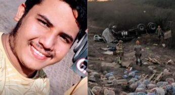 Caminhoneiro sofre capotamento na Serra de Santa Luzia e morre após internação em Patos (PB)